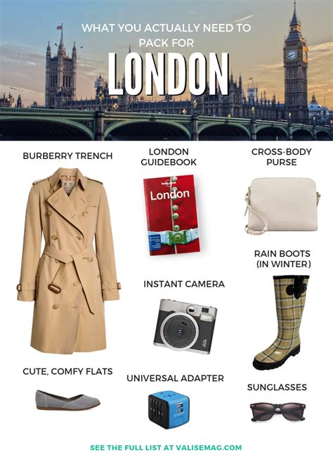 10 Things You Actually Need To Pack For London England Travel