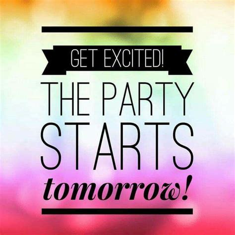 Party Starts Tomorrow Facebook Party Mary Kay Party Norwex Party