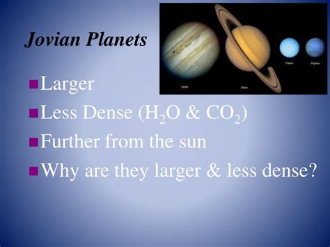 ¿por Qué Son Los Planetas Jovianos Más Grandes