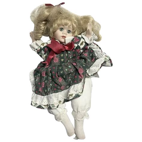 Dandee International Limited Porcelain Musical Music Doll Ruby Lane