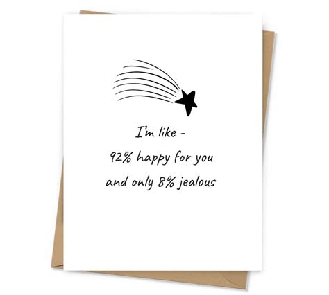 Funny Congratulations Card New Job Card Engagement Card Etsy