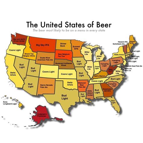 These Are The Most Likely Beers To Be On Menus In Every State Popular