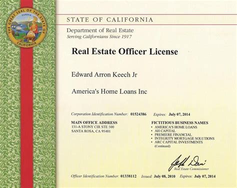 Ca Dept Of Real Estate Corporate License Yelp