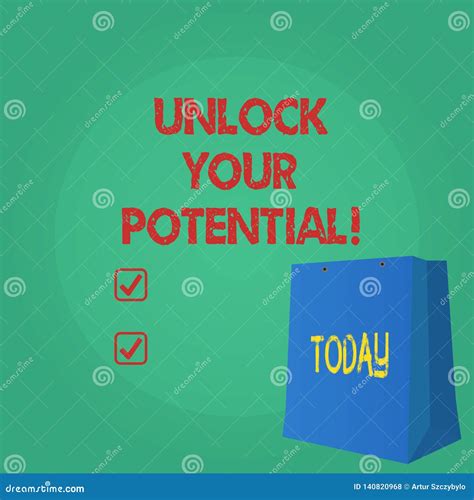 Text Sign Showing Unlock Your Potential. Conceptual Photo Reveal Talent