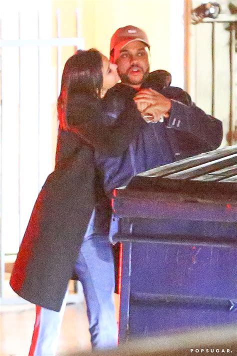 Selena Gomez And The Weeknd Kissing Pictures January 2017 Popsugar