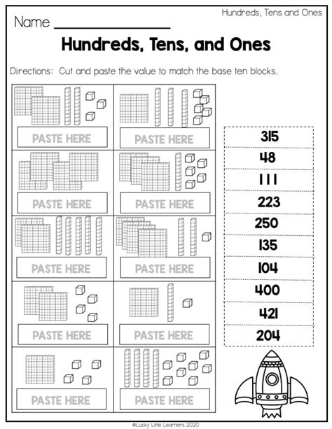 Math Worksheets Place Value Worksheets For Kindergarten