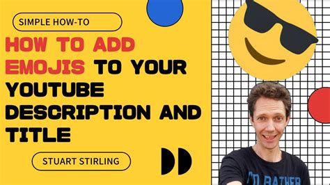 How To Add Emoji To Youtube Description And Title Youtube