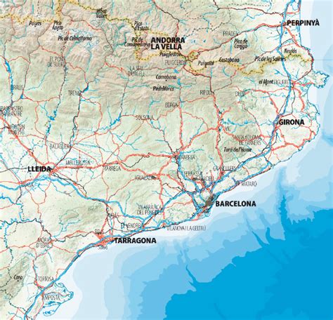 Cataluña Catalunya 1300000 Mapas De Carreteras Mapiberia Fandb