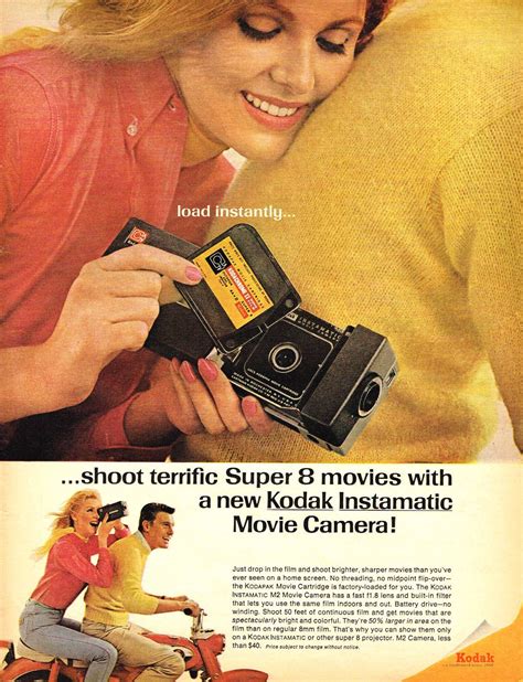 An Eastman Kodak Company Super 8 Movie Camera Advertisement 1966 Kodak Vintage Ads Movie