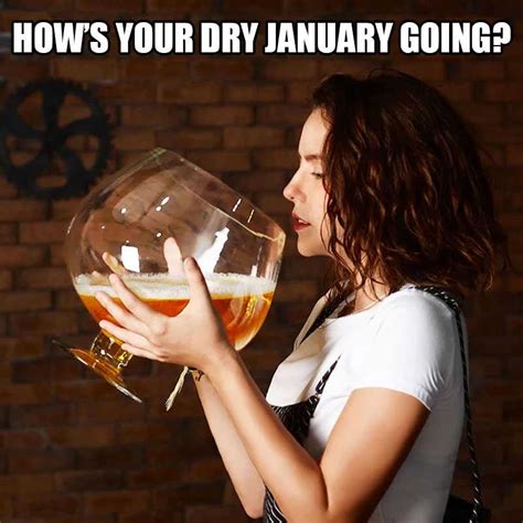 Dry January Meme Vobss