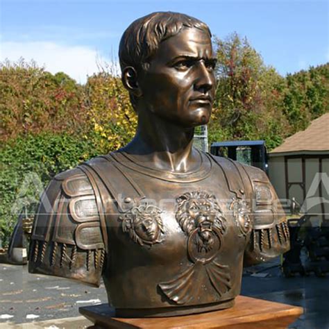 Julius Caesar Sculpturebrass Julius Caesar Statue