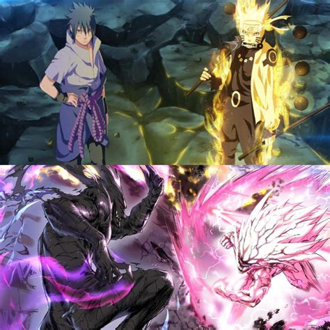 Naruto And Sasuke Vs Boros And Garou Battle Arena Amino Amino