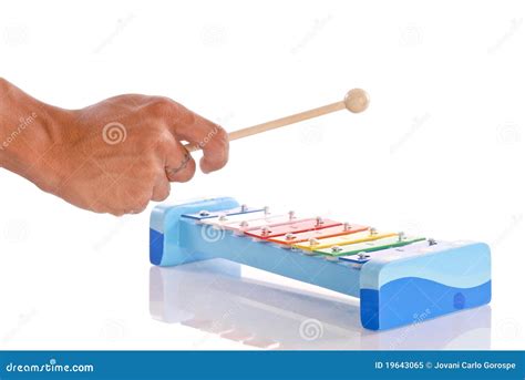 Playing A Xylophone Stock Image Image Of Creative Colors 19643065