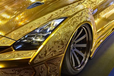 Gold Plated Nissan R35 Gt R Is Worth 1 Million 6 Luxedb