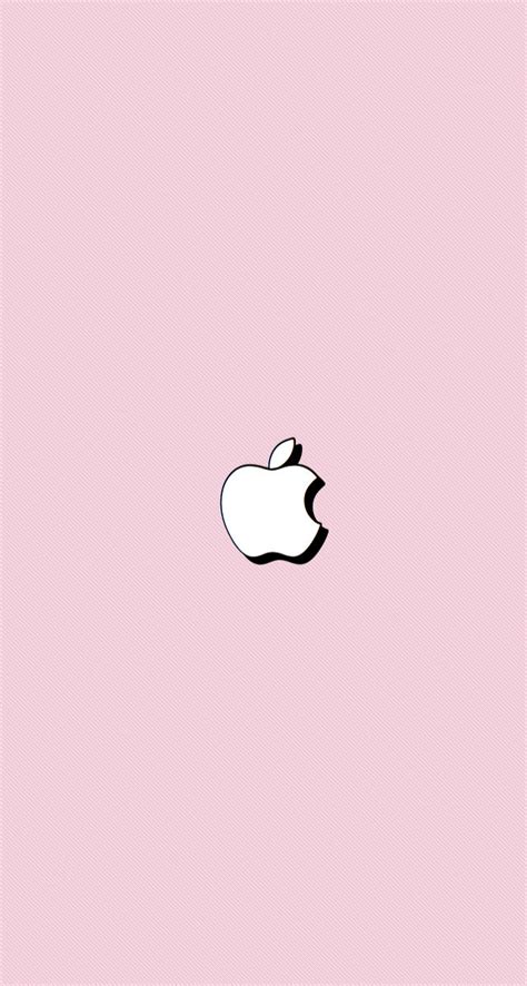 Apple Logos Wallpaper Pink
