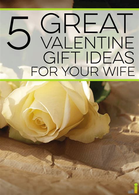 Maybe you would like to learn more about one of these? 5 Great Valentine Gift Ideas for Your Wife - Frugal Rules