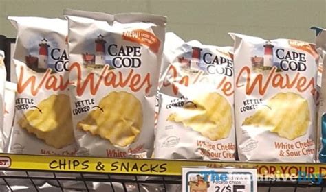 Cape Cod Waves White Cheddar Sour Cream Potato Chips The