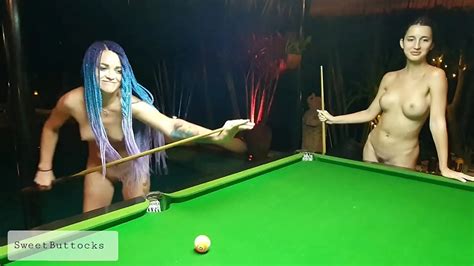 two naked shameless sluts play billiards xvideos