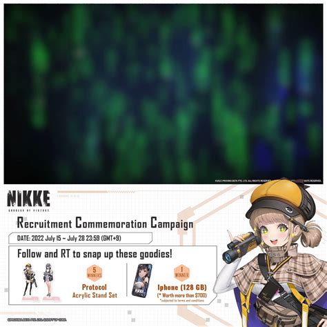 Goddess Of Victory Nikke Global Launch 4th Nov On Twitter 【cbt Recruitment Giveaway】 We Are