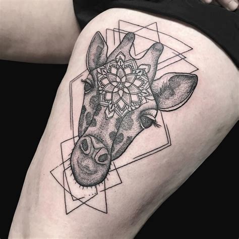 The Monumental Ink Tattoo Artists Giraffe Tattoo You Are In The