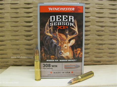 200 Round Case 308 Win 150 Grain Winchester Deer Season Xp Extreme