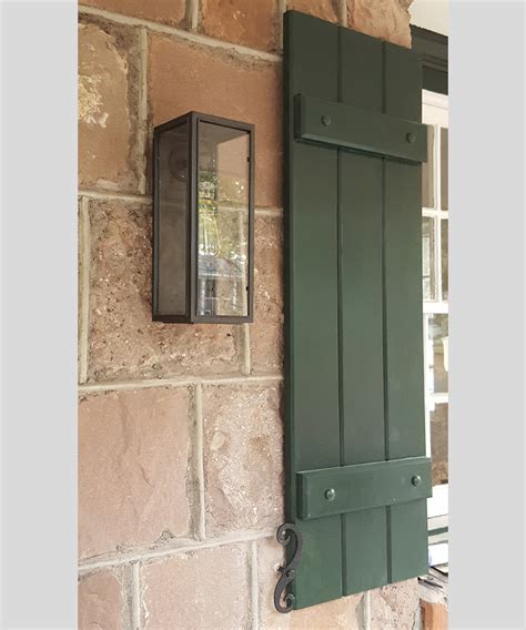 Economy wooden board & batten shutters. Noralco Wood Board-n-Batten Shutters | Architectural Depot