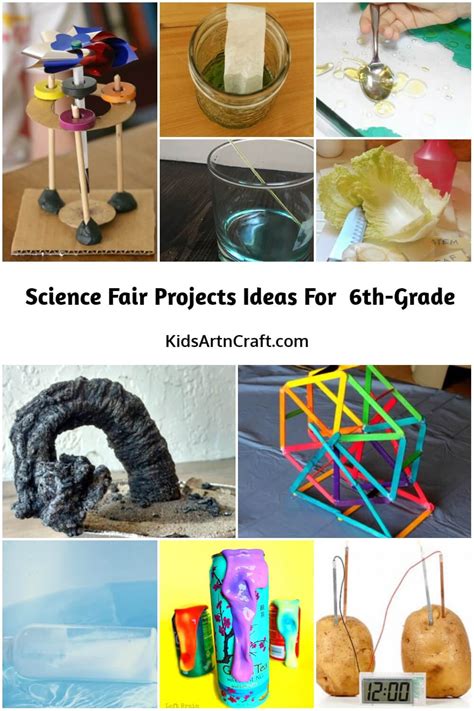 Science Fair Projects Ideas For 6th Grade Kids Art And Craft