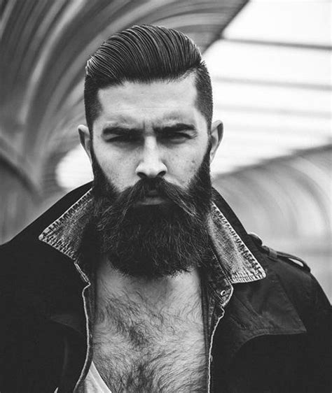 full undercut beard styles