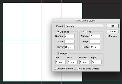 New Guide Layout In Photoshop Cc 2014 Tipsquirrel