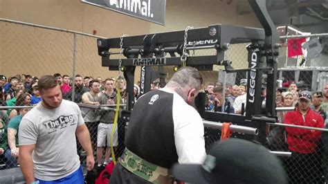Rhyss Wolf Keane Deadlifts 800 Lbs X 3 In The Animal Pak Cage 2017