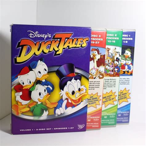 Disneys Ducktales Volume 1 3 Disc Dvd Set 2005 Free Sandh Ducktales