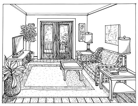Easy 2 Point Perspective Drawing At Getdrawings Free Download