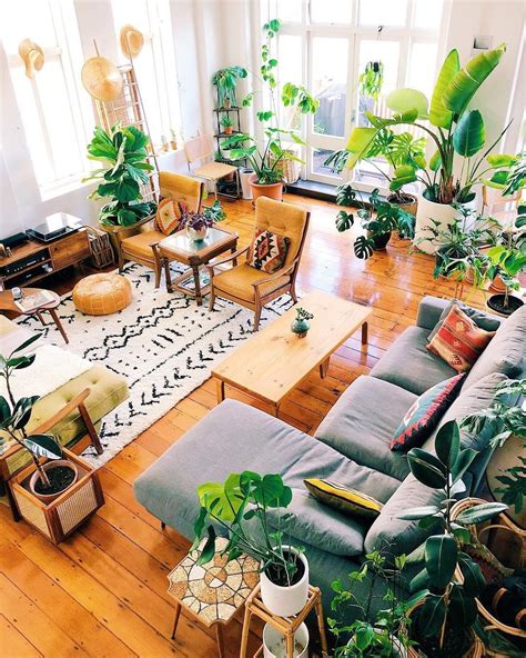 Bohemian Interior Decor On Instagram “via Cosiesthome⁠ Whos A Plant