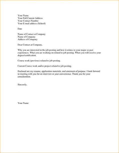 Cover Letter Format Purpose How To Format A Cover Letter With Example