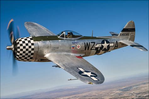 Republic P 47d Thunderbolt Wwii Fighter Planes Wwii Aircraft Wwii