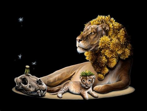 Jacub Gagnon Dandy Lions Acrylic On Canvas Fe Flickr