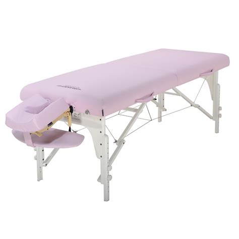 master massage equipment crystal rose extra wide montclair pro memory foam portable table 31