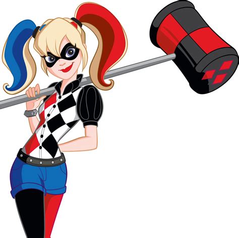 View Full Size Harley Quinn Dc Super Hero Girls Clipart And Download