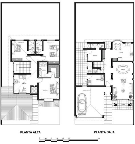 En tanto los pros de las casas de dos plantas es que se hace una. Plano de una casa colonial en dos pisos | | Planos de Casas