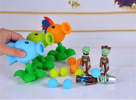 Pvz Plants Vs Zombies Peashooter Action Figure Toy For