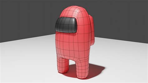 Low Poly Among Us 3d Printable Figurine Cgtrader Images And Photos Finder