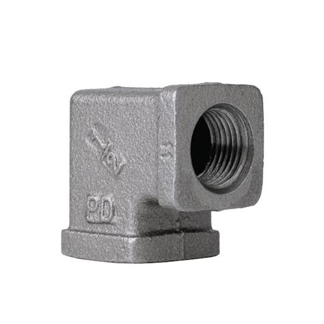 STZ 1 2 In Black Iron 90 Degree FPT X FPT Square Elbow Fitting PDB