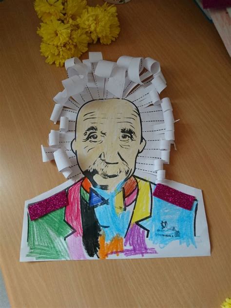 Einstein Craft Preschool Activity Einstein Sanatçılar Faaliyetler