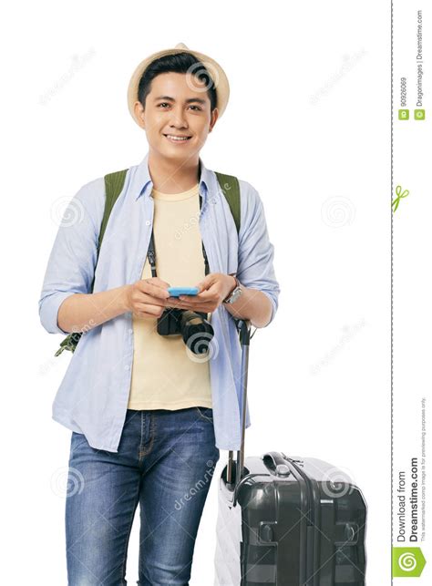 Tourism Lover Stock Image Image Of Device Rucksack 90926069