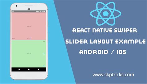 React Native Swiper Slider Layout Example Skptricks