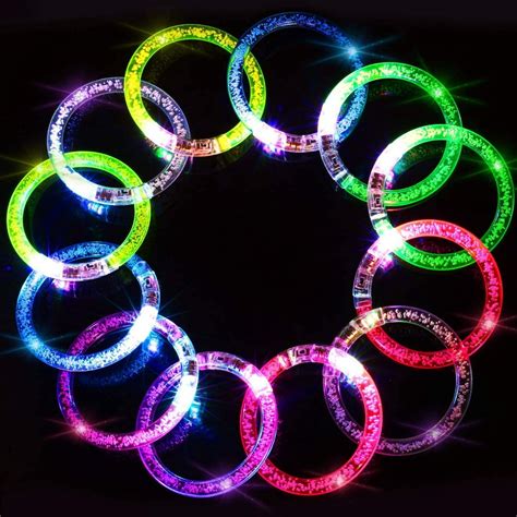 Novelty Place Led Bracelets Set Party Supplies Favors Light Up Toys