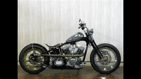 2002 custom built harley davidson rigid hardtail bobber revtech 100ci motor 1638cc. ID1287 Harley Davidson 1999y Rigid EVO Full Custom - YouTube