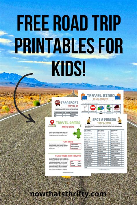6 Road Trip Ideas For Kids On Long Car Rides And Free Printables
