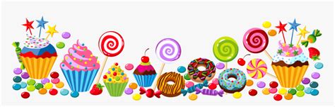 A Lot Of Candy Clipart Borders