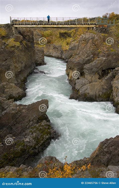 Hvita River Husafell Iceland Stock Photo Image Of Wilderness